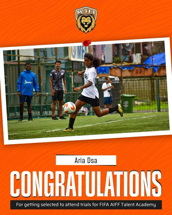 We provide a clear pathway for our players to reach the highest levels of the sport. We are incredibly proud to see our players like Aria get selected for prestigious trials like the FIFA AIFF Talent Academy.