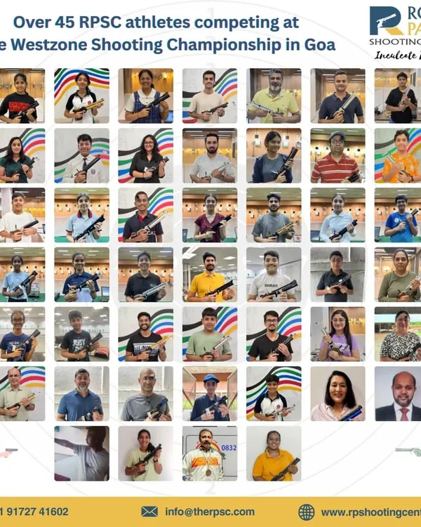 Our strength is in our numbers. We are proud to have over 45 of our athletes competing at the Westzone Shooting Championship in Goa, representing our academy's values of focus, dedication, and sportsmanship.