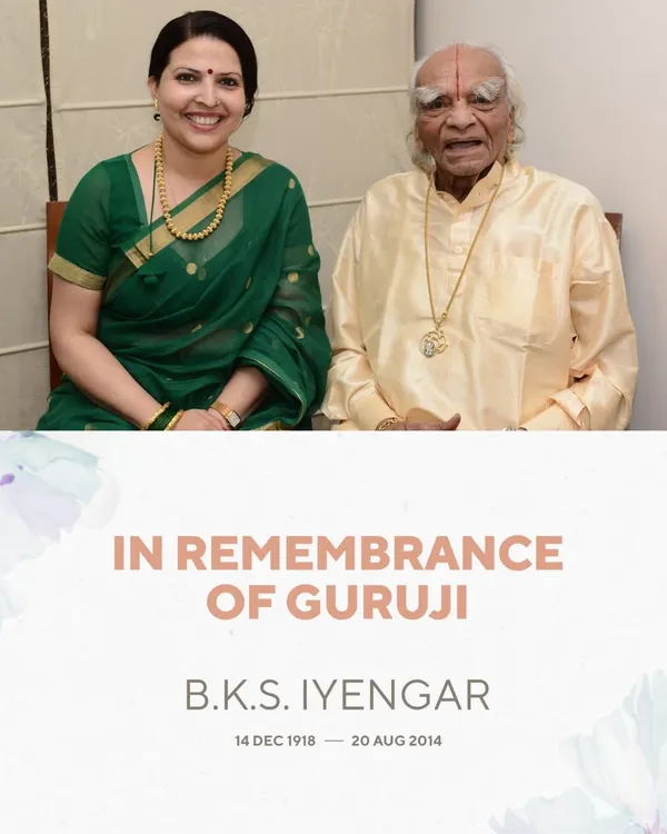 In remembrance of my Guruji, B.K.S. Iyengar. It is through his inspiration that the tree of yoga has flourished in this world. My salutations to him.