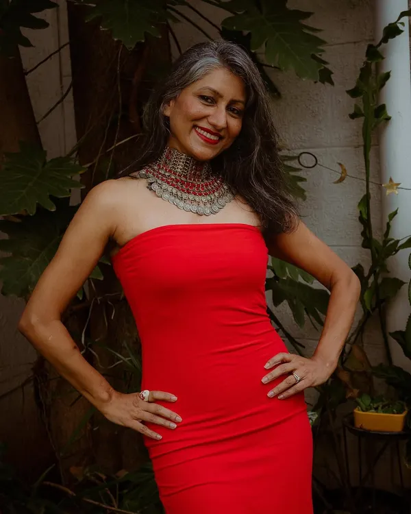 Style is your story, and I believe in embracing everything that makes you, you. This look combines a bold, vibrant dress with traditional Afghani jewelry, showing how you can mix elements to create a style that's uniquely yours and full of confidence.