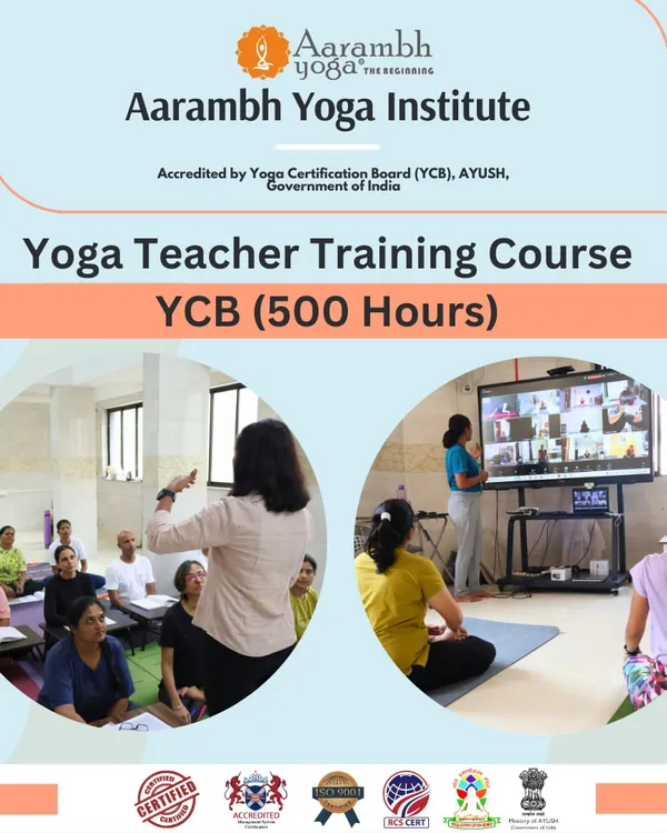 Are you ready to turn your passion into a profession? This is an announcement for our 500-hour Yoga Teacher Training Course. As a YCB (AYUSH) accredited institute, we provide globally recognized certification, expert faculty, and career support to help you become a confident and knowledgeable yoga teacher.