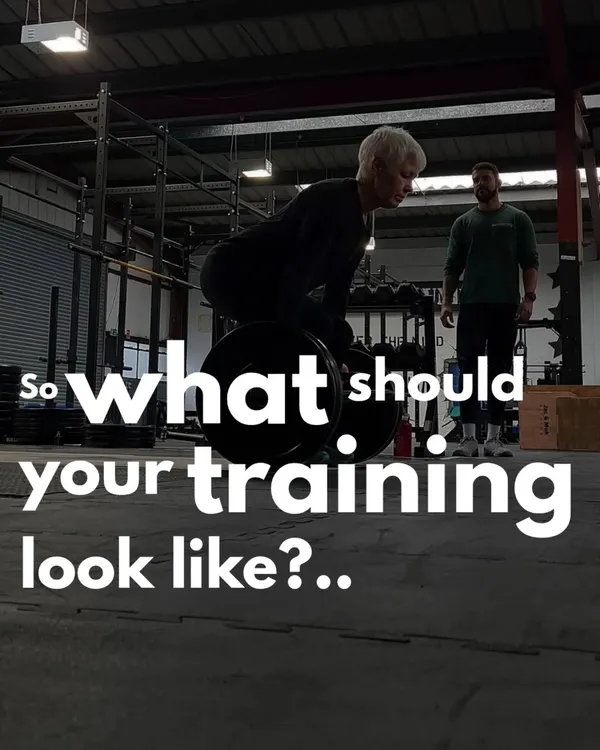 So what should your training actually look like? It doesn't need to be complicated. My programs are built around four key pillars to make you fit, strong, healthy, and athletic.
