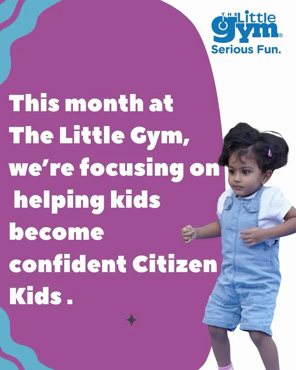 This month, we're focusing on helping kids become confident "Citizen Kids." Through movement and teamwork, our little gymnasts build courage and kindness.