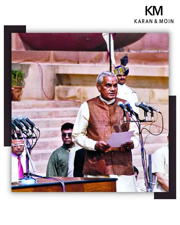 This is where my story finds its roots. In 1999, I had the profound honour of designing this ensemble for Prime Minister Atal Bihari Vajpayee as he took his oath. It represents the core of my philosophy: timeless craftsmanship and understated power, a style that serves not just a person, but a legacy.