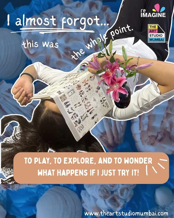 Sometimes we forget that the whole point is to play, to explore, and to wonder what happens if we just try. Art allows you to experience that childlike wonder again.