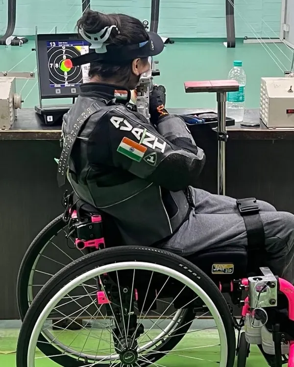 Paralympic champion Avani Lekhara during a focused training session at our range. We provide a world class environment for elite para athletes to prepare for the biggest stages.