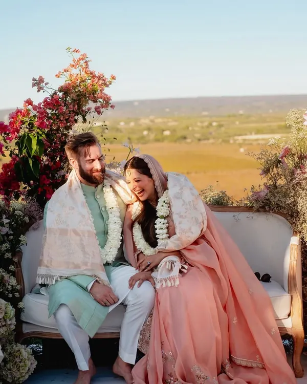 An Italian Dream: Shikha and James in Puglia. Their fall wedding was all about fine tailoring and quality craftsmanship, blending local Italian flavours with timeless Indian drapes.