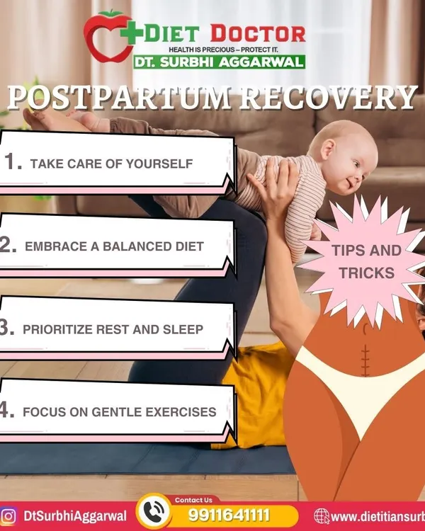 My postpartum recovery plan is built on four pillars: taking care of yourself, eating a balanced diet, prioritizing rest, and focusing on gentle exercises. This approach ensures a healthy and gradual return to your pre-pregnancy strength.
