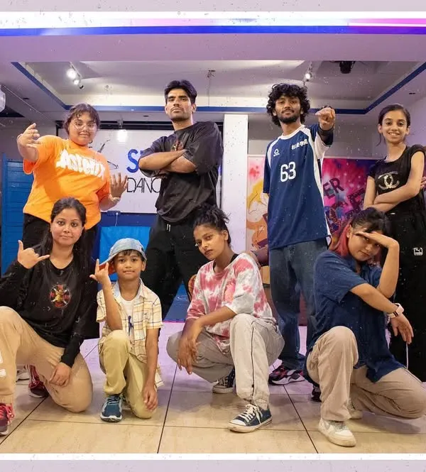 The crew after a great session. Our classes are about building a community, a dance fam where everyone supports each other's growth, from the youngest kid to the adults.