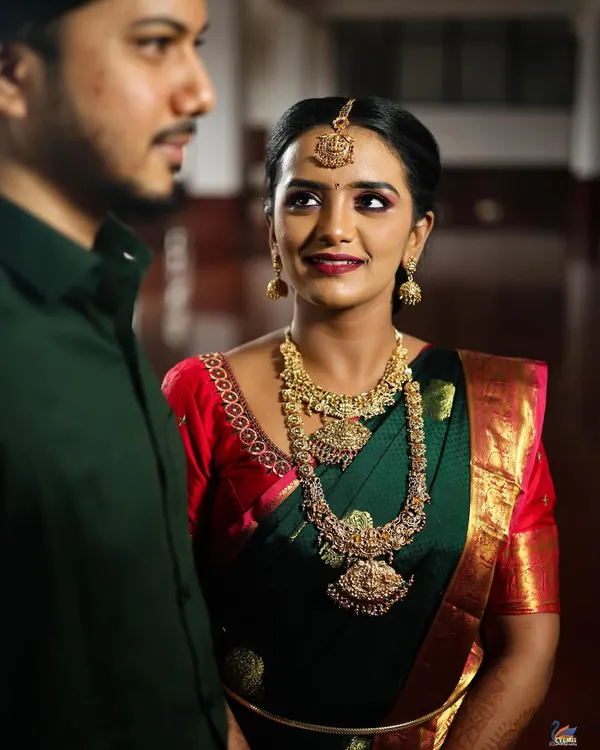 A beautiful candid moment where the bride looks lovingly at her groom. These are the quiet, emotional shots that truly tell the story of a wedding day.
