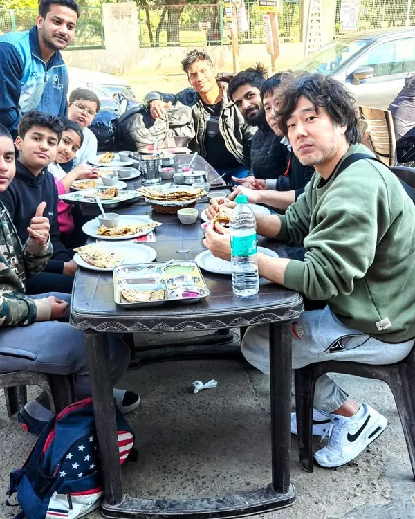 After an intense BJJ seminar, we all shared a meal together. Learning and growing as a team is what we're all about. Happy Republic Day!