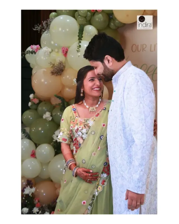 A quiet moment of love and anticipation between parents-to-be at their baby shower. I focus on capturing these gentle, unposed connections that tell the story of your growing family.