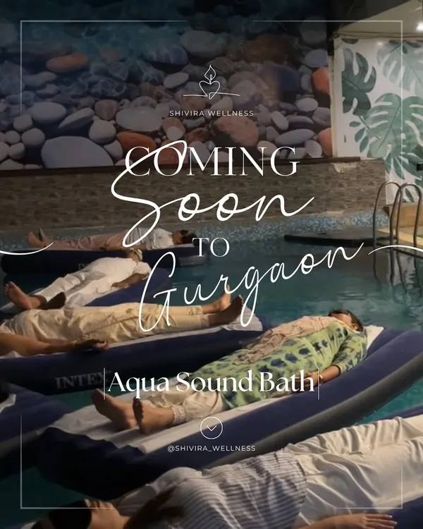 Gurgaon, get ready to float. I am bringing my Aqua Sound Bath experience to you soon. This is your invitation to take a break from your routine and invest in yourself.