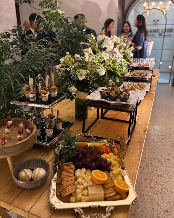 I believe in creating culinary experiences that are as beautiful as they are delicious. This abundant high tea spread, featuring a mix of gourmet bites, fresh fruits, and artisanal cheeses, was the centerpiece of a wonderful celebration.