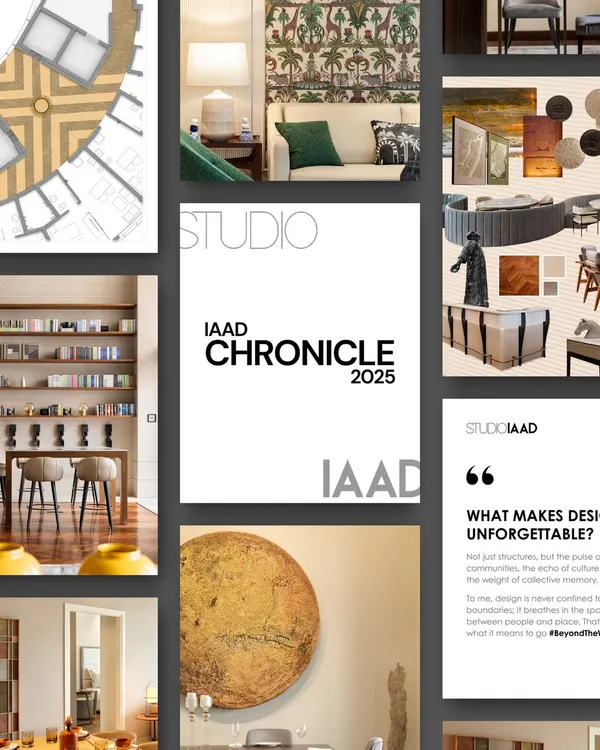 A collage summarizing our "IAAD Chronicle 2025." This snapshot captures the fresh perspectives, collaborations, and key moments that defined our year.