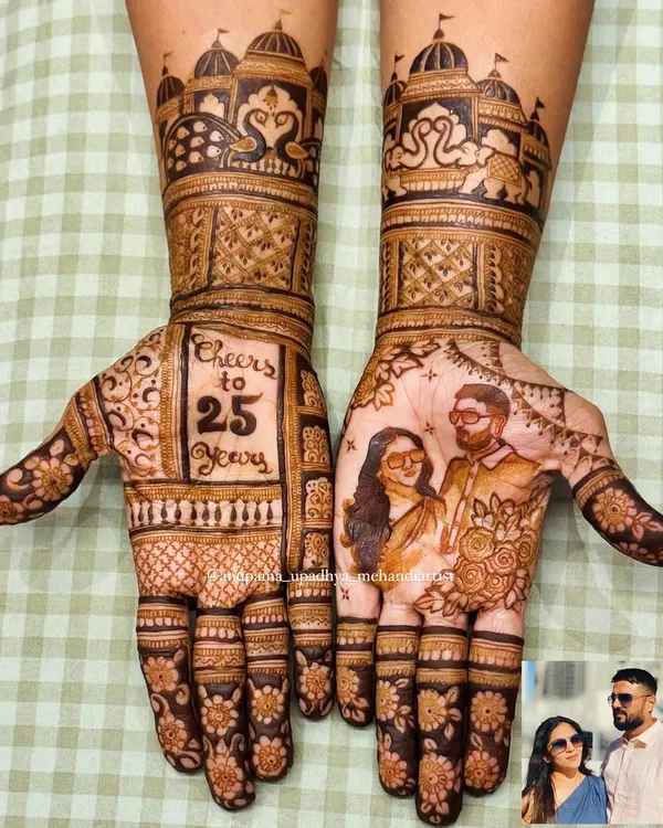 A beautiful surprise for a 25th anniversary. I had the joy of creating this couple's portrait from a cherished photo, celebrating their silver jubilee with a design as timeless as their love.