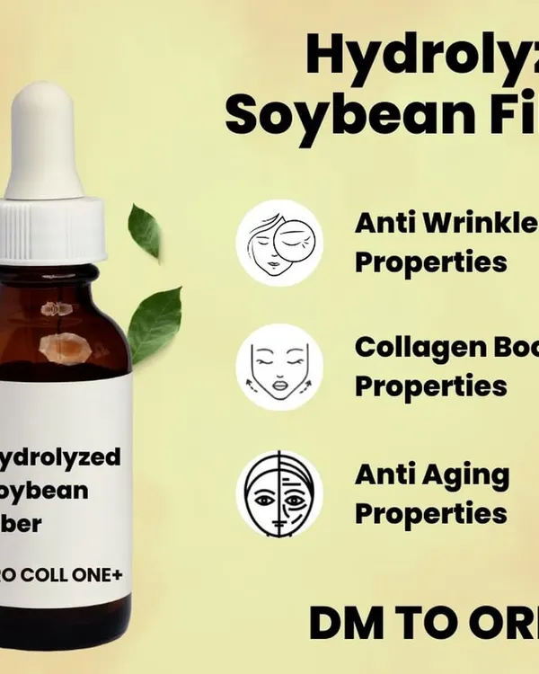 Formulate effective anti-aging products with our Hydrolyzed Soybean Fiber (PRO COLL ONE+). This active is specifically sourced for its anti-wrinkle and collagen-boosting properties, helping you create high-performance skincare.