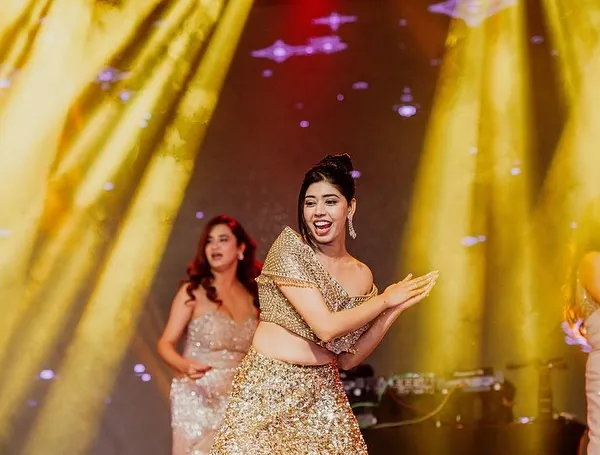 We can't keep calm, wedding season is here. The pure joy of a bridesmaid dancing her heart out on stage.