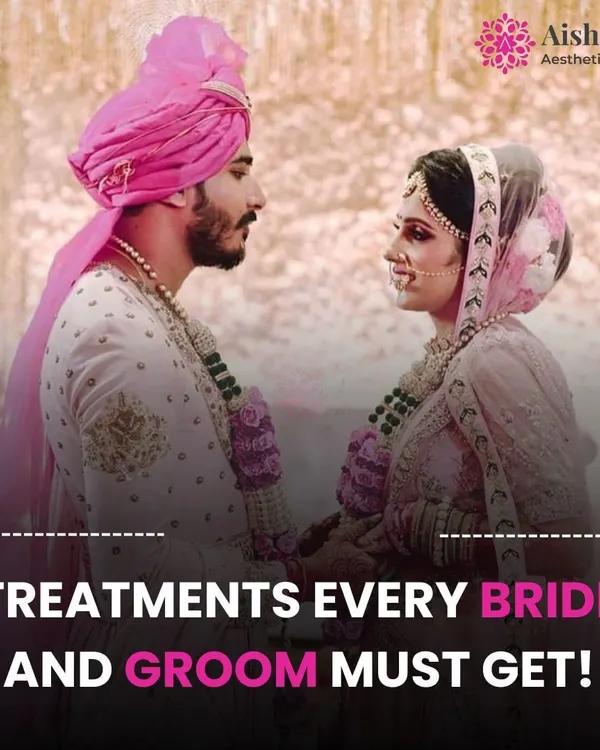 This image of a bride and groom is a reminder that wedding prep is for both of you. I offer treatments that every bride and groom should consider to look their absolute best on their wedding day.