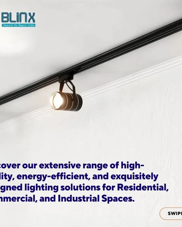 Our track lighting systems offer incredible flexibility for both residential and commercial spaces. The adjustable spotlights can be moved and aimed anywhere along the track, making them an ideal choice for accenting artwork, retail displays, or architectural features.