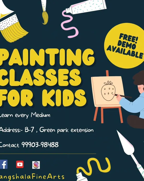 Give your child the gift of creativity! Our painting classes for kids cover every medium in a fun, supportive environment. Contact us for a free demo class.
