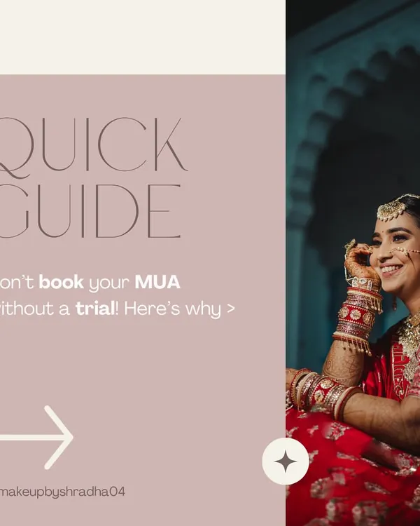 A quick guide on why you should never book a makeup artist without a trial. It's the key to ensuring your look is perfect.