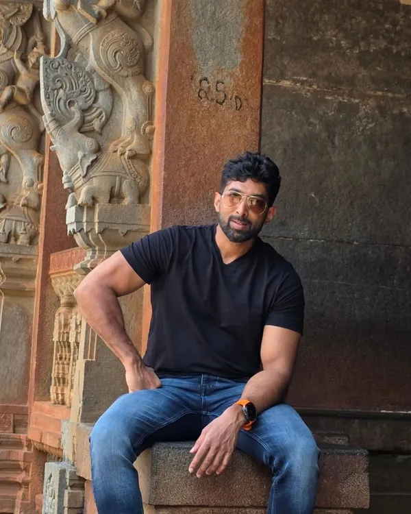A quiet moment sitting amidst ancient temple pillars. These places have a powerful, calming energy.