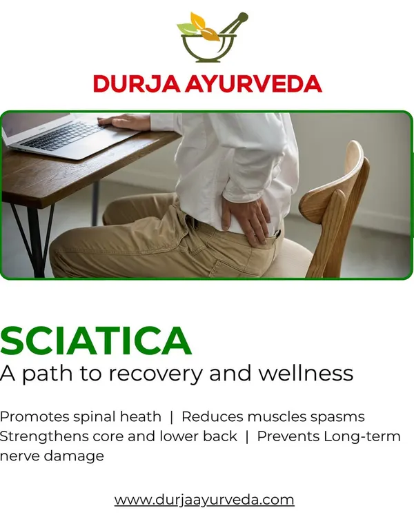 Our Ayurvedic path to recovery from sciatica focuses on promoting spinal health and reducing muscle spasms. We help strengthen your core and lower back to prevent long-term nerve damage.