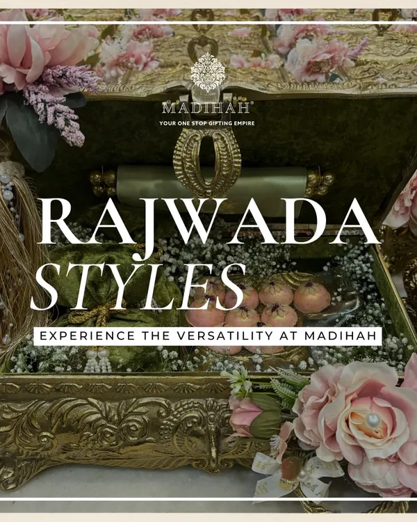 Experience the versatility of my Rajwada Styles. This image showcases a classic ornate golden chest, perfect for creating a gift that feels like a royal treasure.