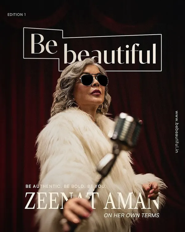 This magazine cover shoot with the iconic Zeenat Aman for Be Beautiful was a dream project. It shows my ability to create powerful, authentic, and bold looks for high-profile clients, capturing their true essence.
