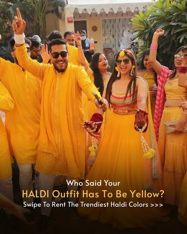 Thinking beyond yellow for your Haldi? This is your sign to explore the trendiest colors for your pre-wedding ceremonies.