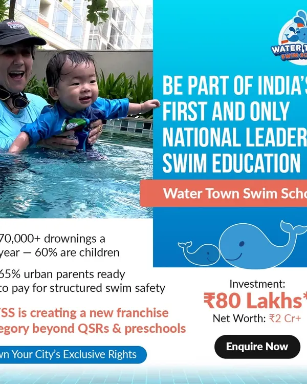 This is our mission in one image. We are addressing a critical gap in India for structured, safe swim education with a proven franchise model. This is your chance to own an exclusive territory and build a business with real purpose and high returns.