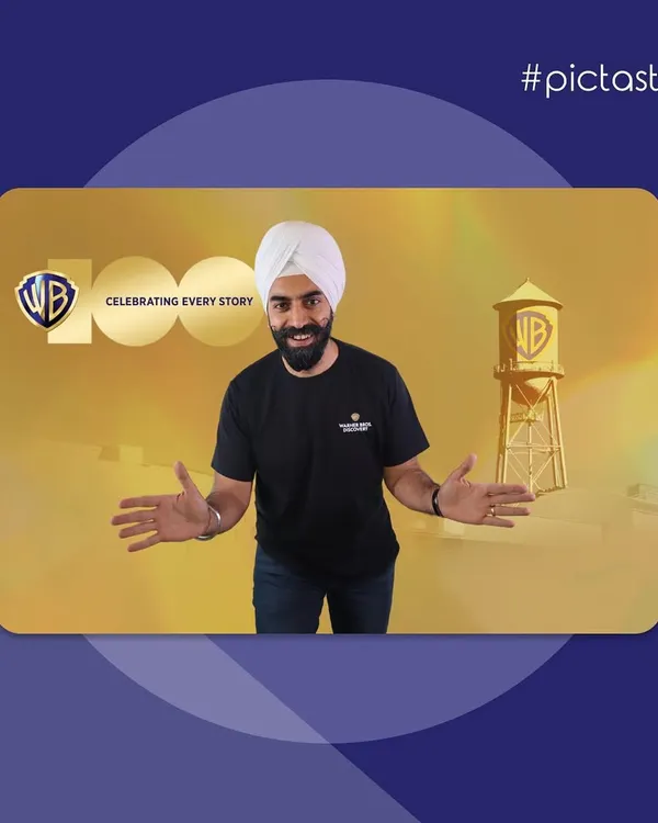 Another example of my instant background removal tech from the Warner Brothers event. This guest is seamlessly placed in a branded environment, all captured without a green screen.