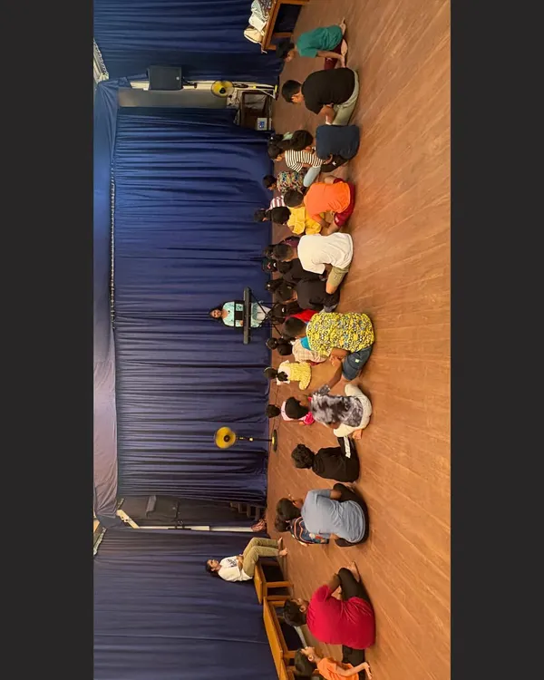 A glimpse into one of our group music sessions. We foster a respectful and focused learning environment where students learn together under the guidance of an instructor.