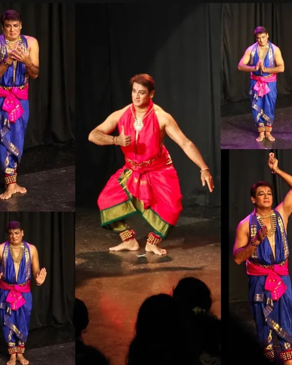 A collage of a masterclass Bharatanatyam performance by the legendary Sathyanarayana Raju. It was a blessing to host 7 of his 60 performances here at Vyoma.