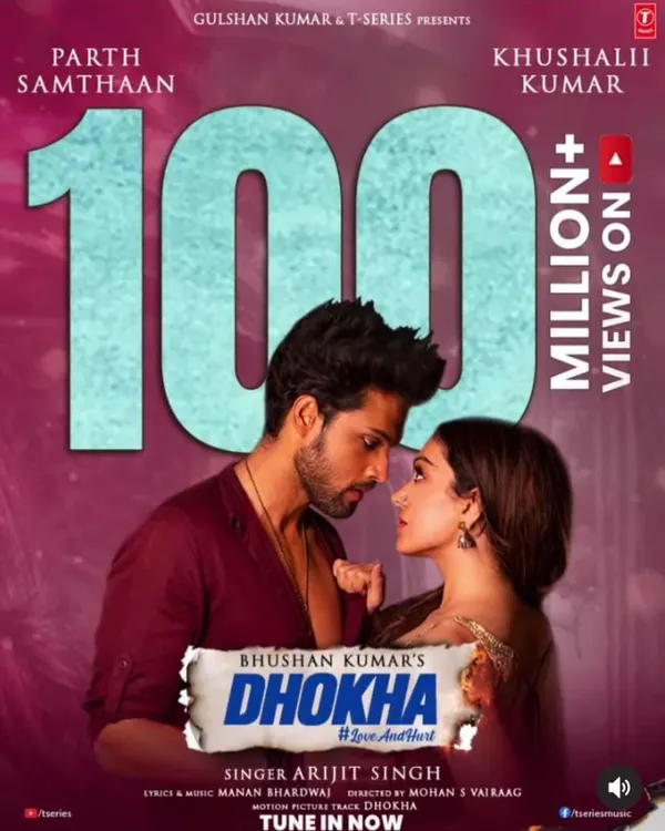 This is the result of hard work and a great team. Choreographing the T-Series song "Dhokha" and seeing it cross 100 million views is a huge milestone. It shows the impact that powerful visuals and storytelling through dance can have.