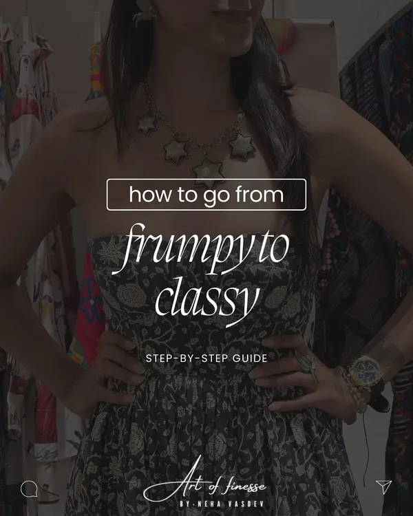 This guide is your first step to transforming your style from frumpy to classy. It's not about a big budget; it's about learning the skill of dressing with intention.