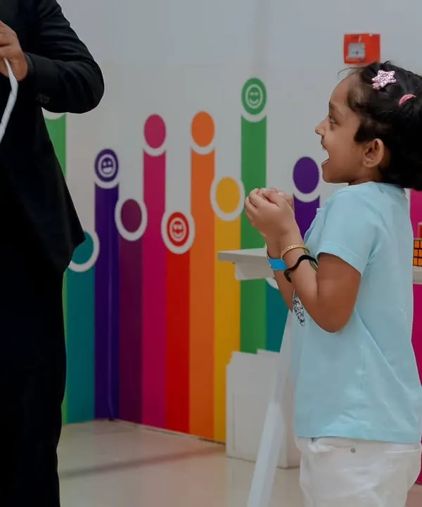This is the "whoa" moment I live for. Seeing the pure joy and surprise on a child's face as the magic happens right in front of them is what my show is all about. It's simple, interactive fun for everyone.