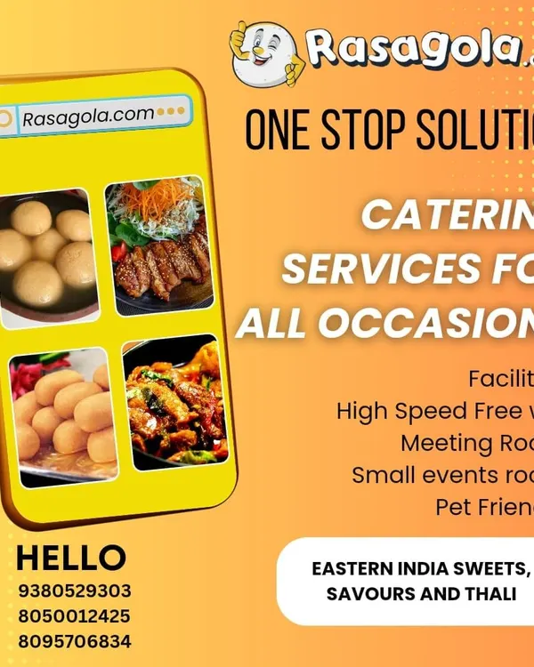 We are your one stop solution for authentic Eastern Indian catering. Our services are perfect for any occasion, and our Koramangala space is also available for small events with facilities like high speed Wi-Fi.
