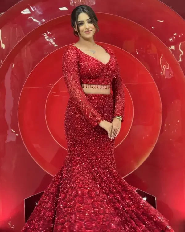 This is my most loved garment, and it's back again. A stunning, fully-sequined red fish-cut dress that hugs your curves in all the right places. Perfect for making a bold statement at any party.