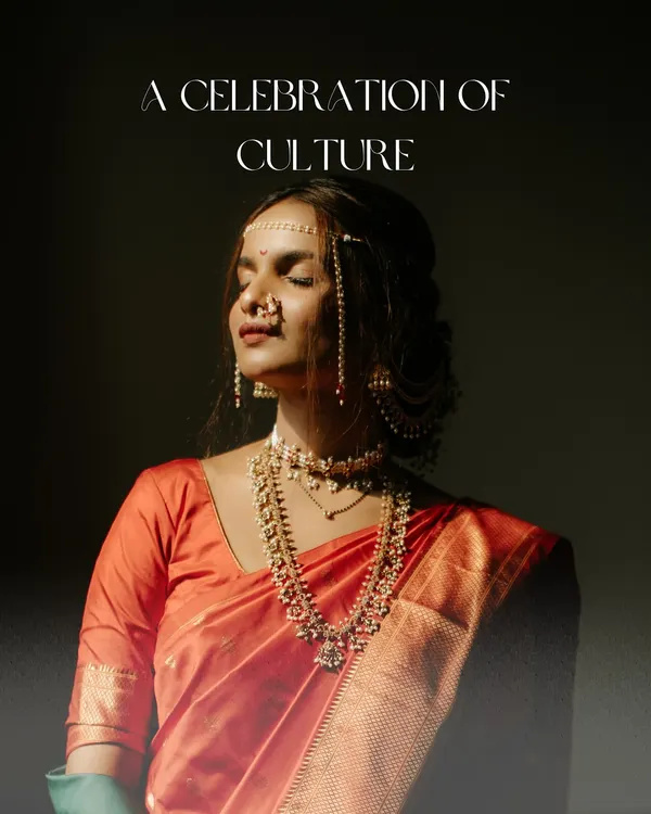A celebration of culture and grace. This stunning portrait captures our Maharashtrian bride in a moment of quiet reflection, showcasing her traditional jewelry and radiant glow.