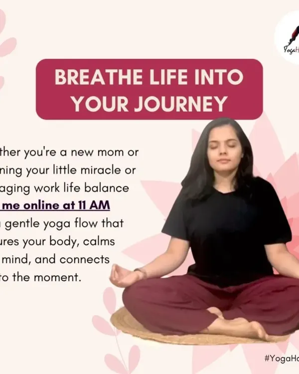 Whether you're a new mom, planning for a little one, or navigating a busy life, I'm here to help. Join me for a gentle online yoga flow designed to nurture your body, calm your mind, and restore your inner balance, one breath at a time.
