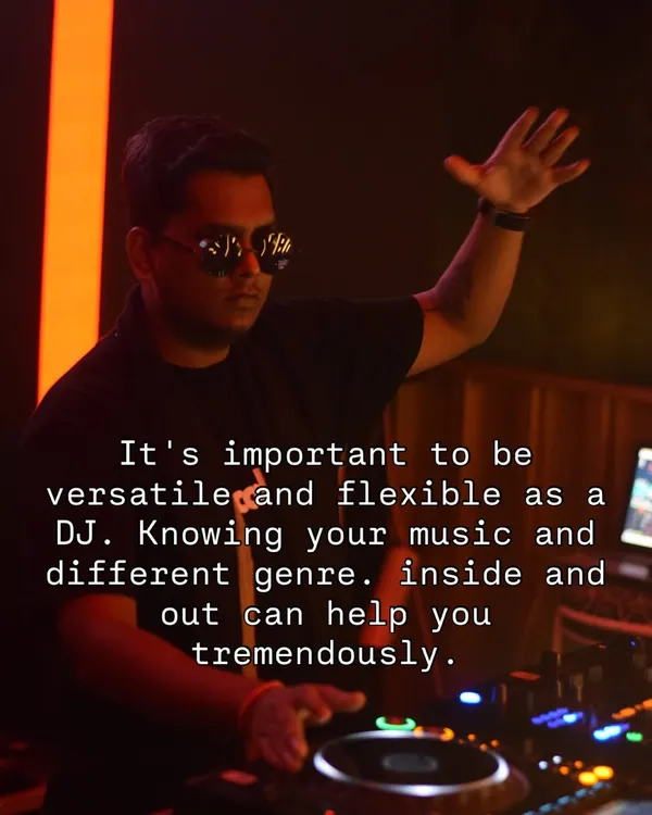A core belief of mine. Being a versatile and flexible DJ who knows multiple genres is crucial to controlling the energy of any event.