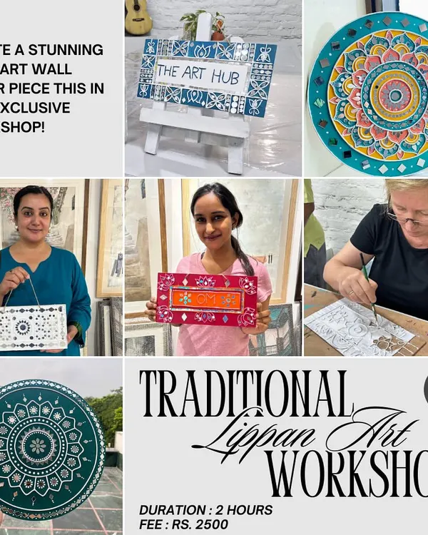 Learn the beautiful and intricate techniques of traditional Lippan art in this exclusive workshop. I guide you to create a stunning wall decor piece using clay and mirrors.
