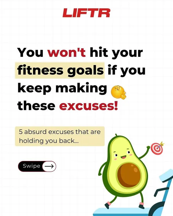 You won't hit your fitness goals if you keep making these absurd excuses. Let's break down the 5 most common ones that are holding you back from starting TODAY.