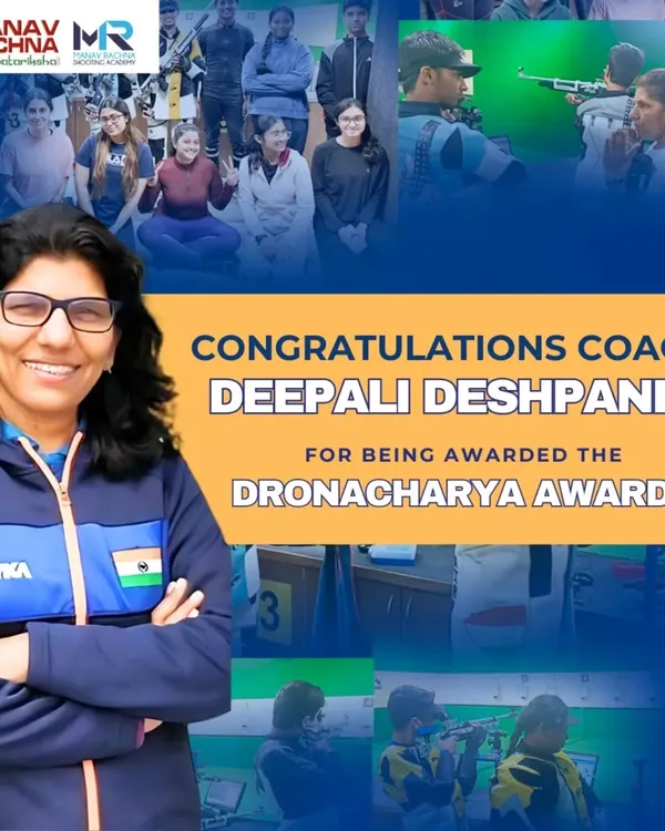 We are immensely proud to be associated with Coach Deepali Deshpande, a Dronacharya Awardee. Her visionary approach and passion for nurturing talent have been instrumental in shaping the landscape of shooting in India.