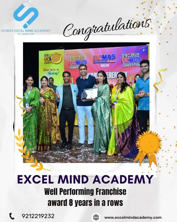 We are honored to have received the 'Well Performing Franchise' award for 8 years in a row. This recognizes our consistent dedication, excellence, and results in the field of education.