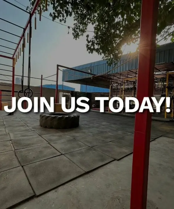 This is our arena. Open air, raw, and equipped with everything you need to get strong. From monkey bars to tires, this is your playground to build functional strength.