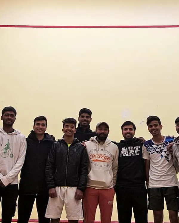 We were honored to have former professional champion Parmeet Singh visit and motivate our Squfit players. It's all about learning from the best.
