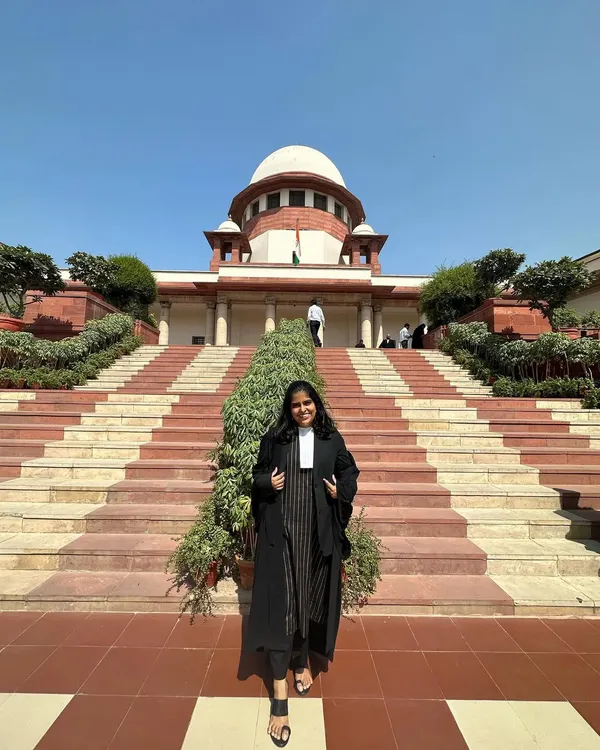 A sunny day at the Supreme Court of India. Being a litigator means I am always ready to represent my clients in court.